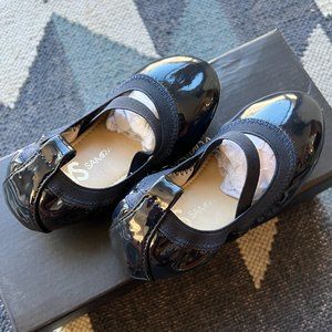 Yosi Samra "Miss Samra" Ballet Flat in Navy Patent Leather - Size 9C